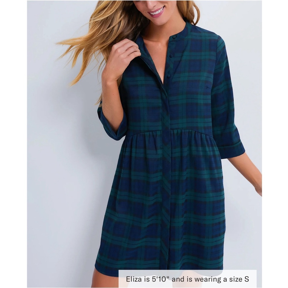 TUCKERNUCK Blackwatch Royal Shirt Dress